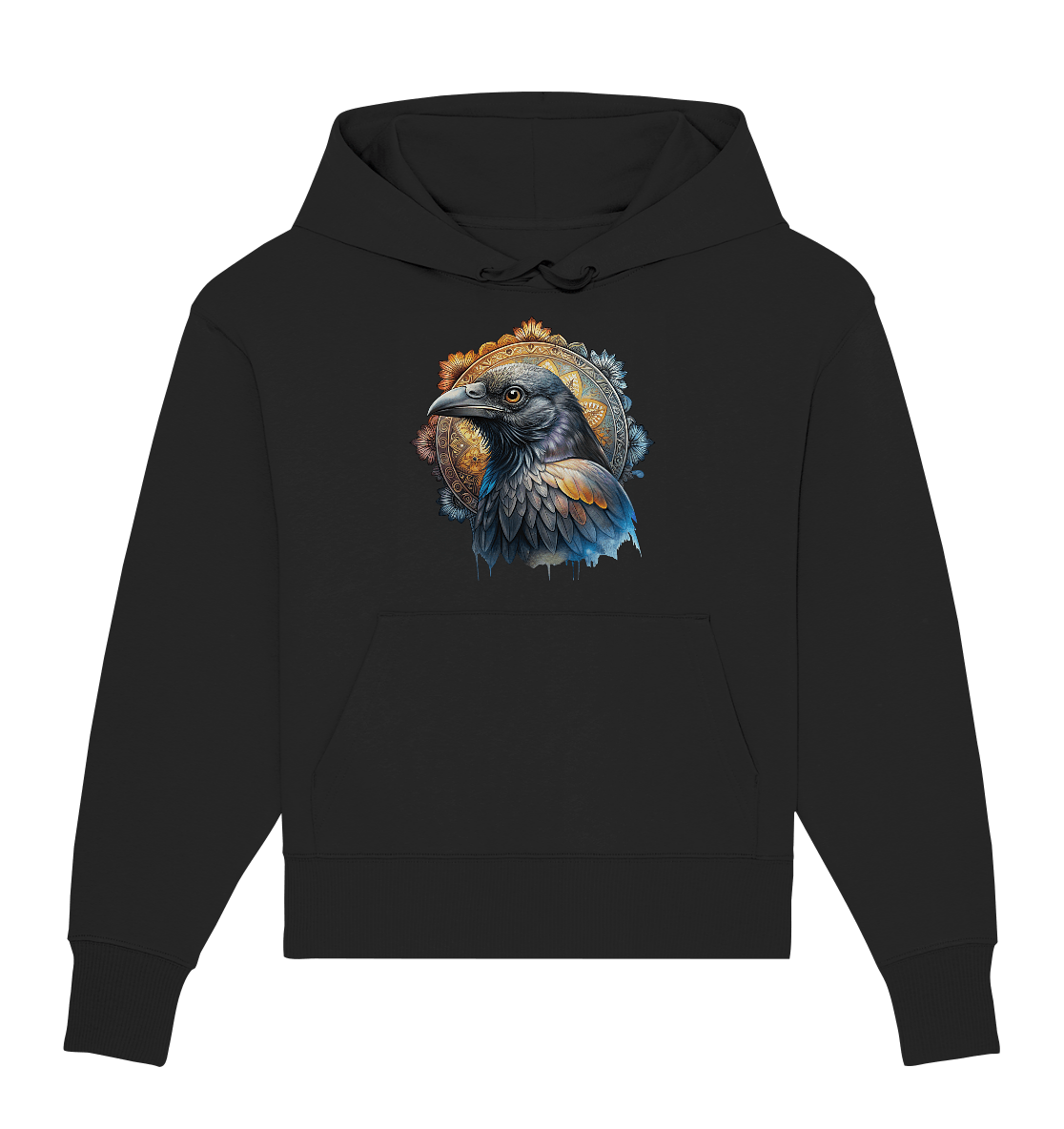 Rabe Mandala - Organic Oversize Hoodie - ArtfulShenwyn