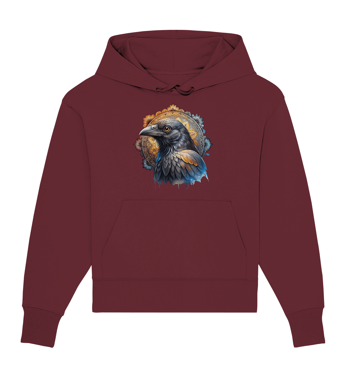 Rabe Mandala - Organic Oversize Hoodie - ArtfulShenwyn