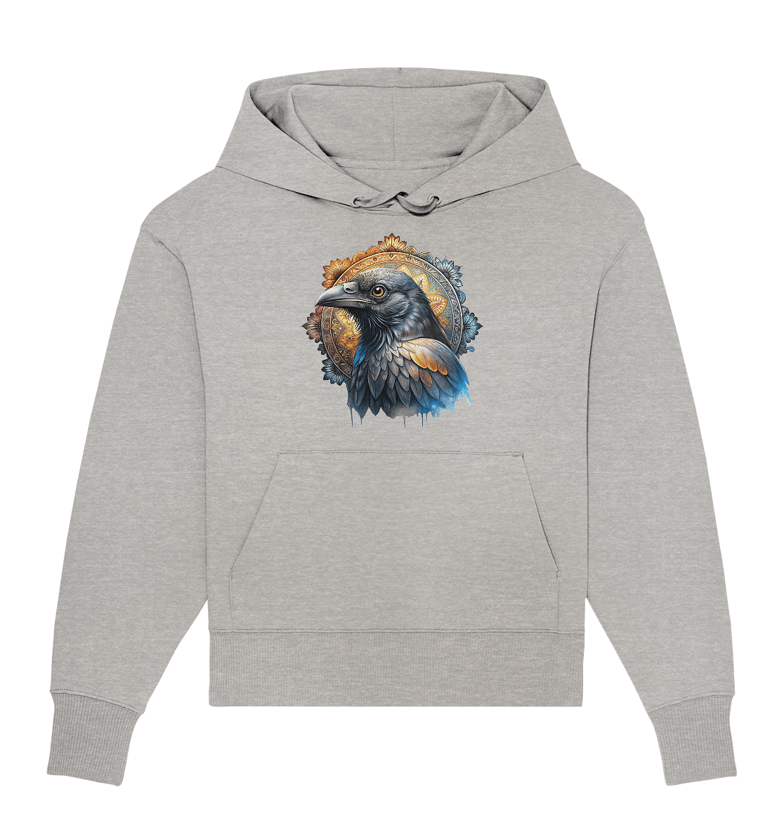 Rabe Mandala - Organic Oversize Hoodie - ArtfulShenwyn