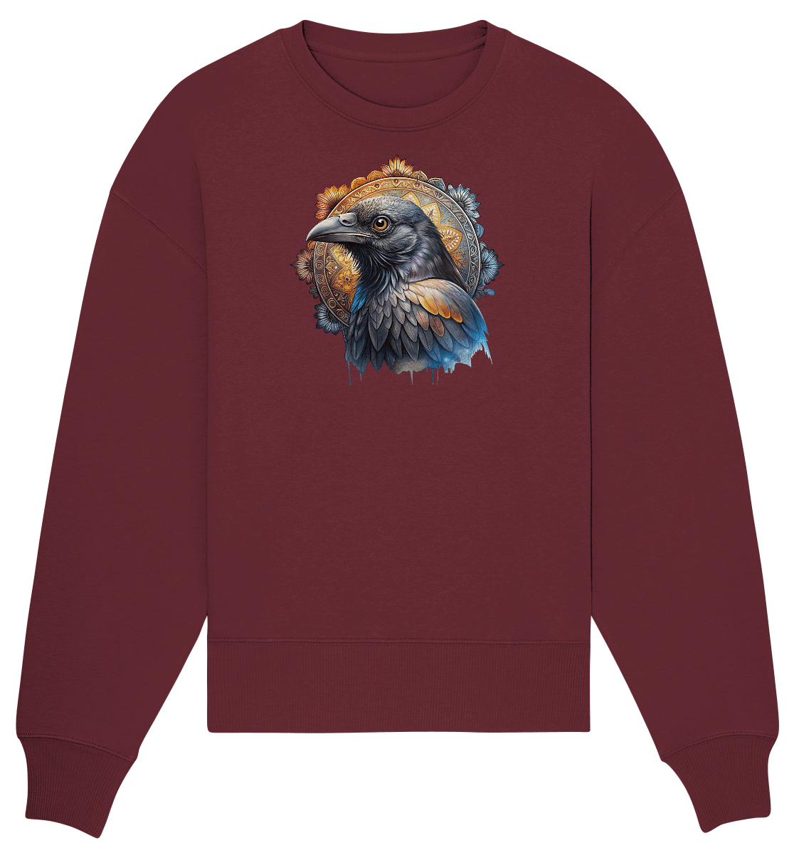 Rabe Mandala - Organic Oversize Sweatshirt - ArtfulShenwyn