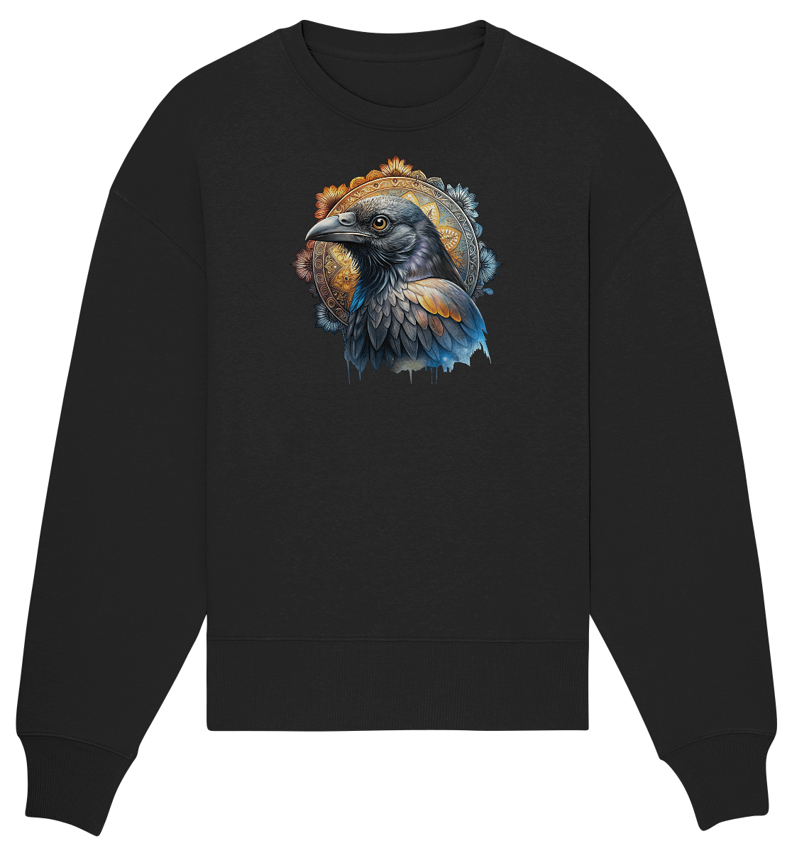 Rabe Mandala - Organic Oversize Sweatshirt - ArtfulShenwyn