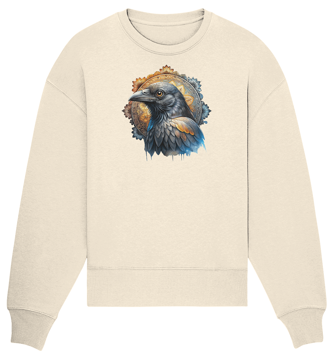 Rabe Mandala - Organic Oversize Sweatshirt - ArtfulShenwyn