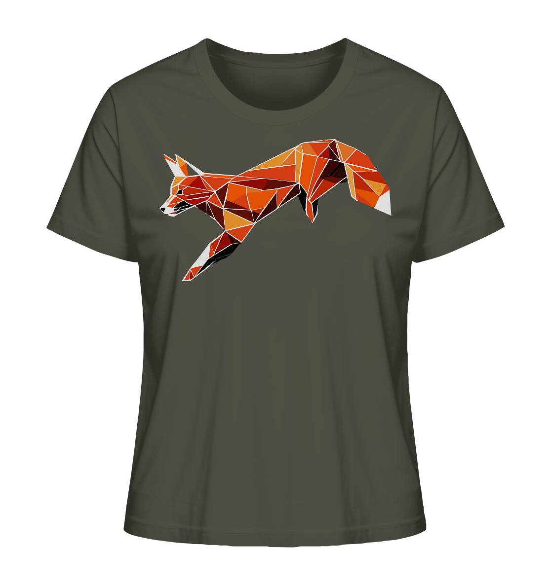 springender Fuchs - Ladies Organic Shirt - ArtfulShenwyn