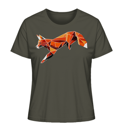 springender Fuchs - Ladies Organic Shirt - ArtfulShenwyn