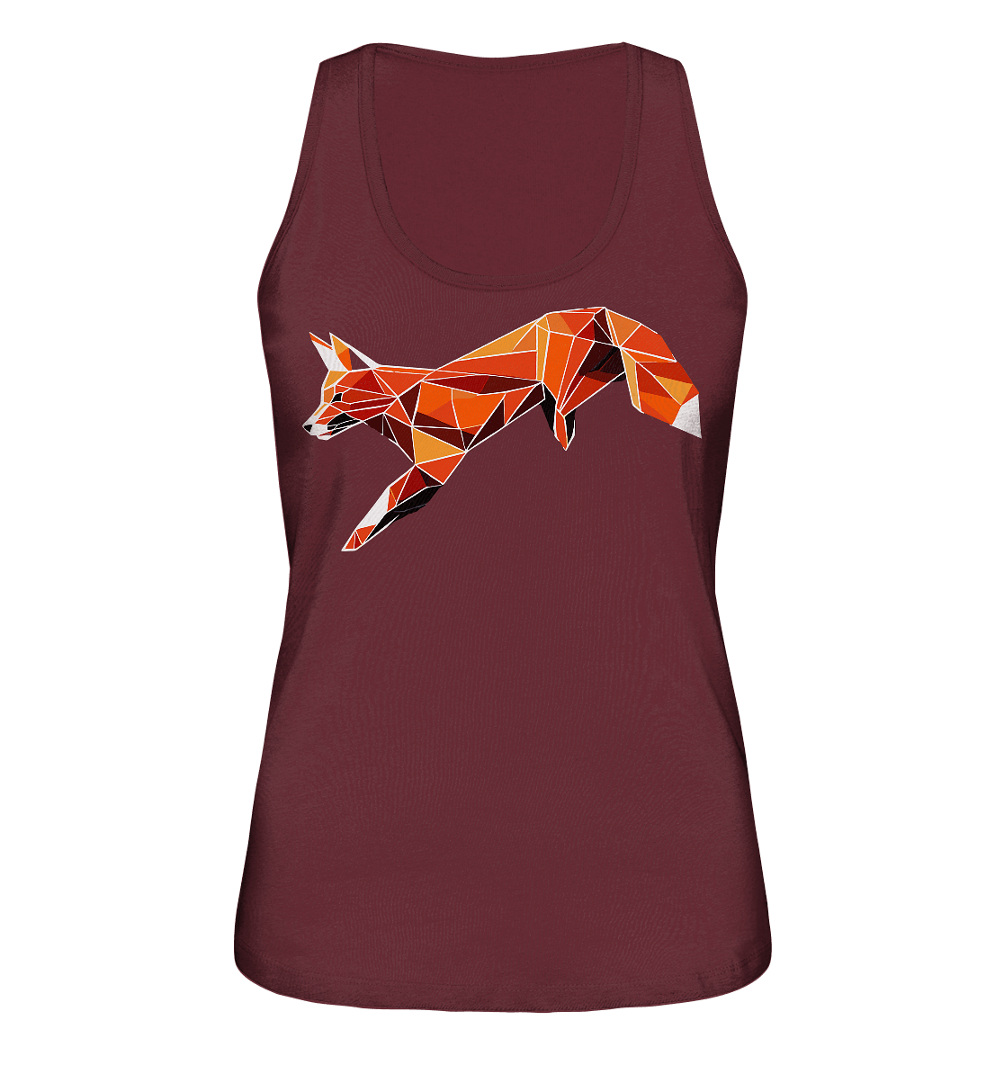 springender Fuchs - Ladies Organic Tank-Top - ArtfulShenwyn