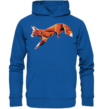 springender Fuchs - Organic Basic Hoodie - ArtfulShenwyn