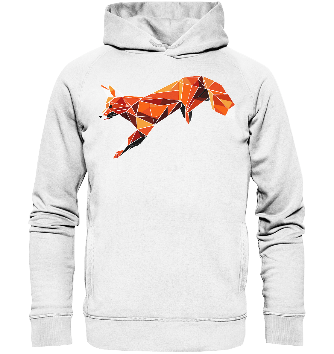 springender Fuchs - Organic Fashion Hoodie - ArtfulShenwyn