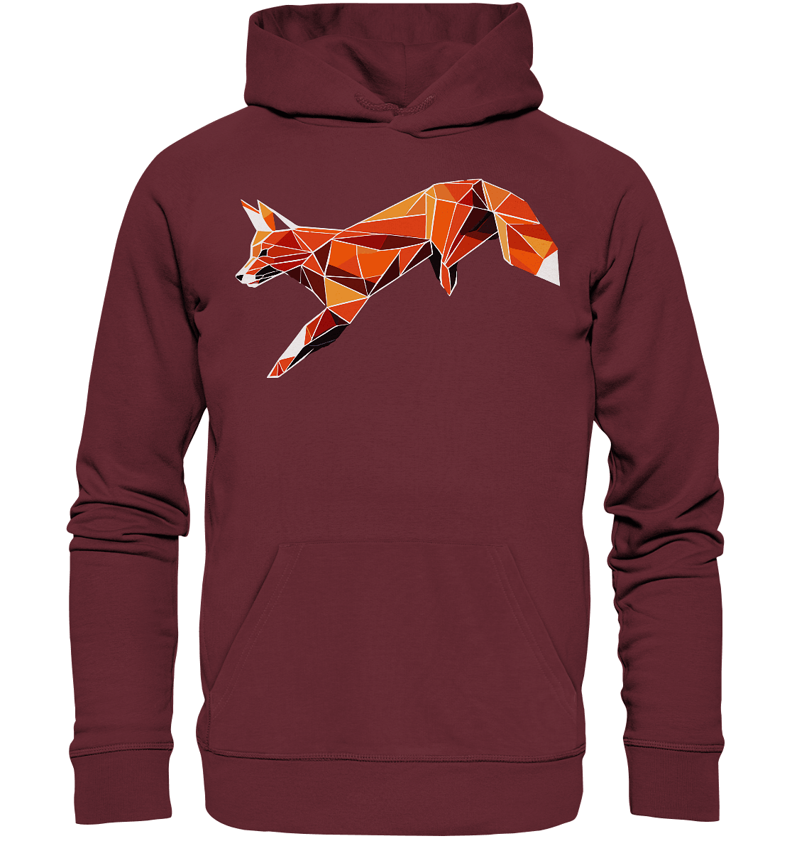 springender Fuchs - Organic Hoodie - ArtfulShenwyn