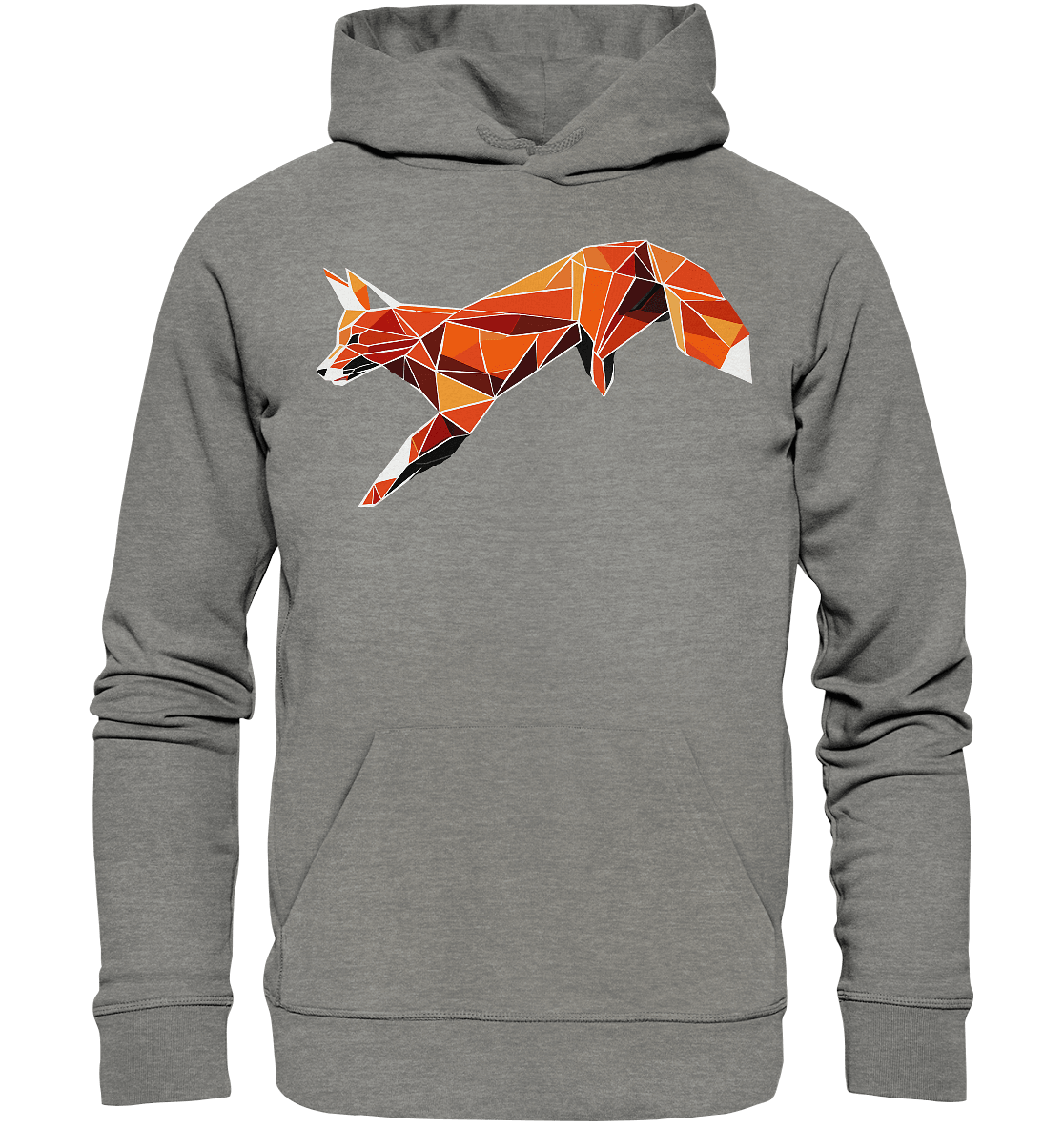 springender Fuchs - Organic Hoodie - ArtfulShenwyn