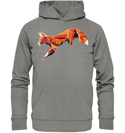 springender Fuchs - Organic Hoodie - ArtfulShenwyn