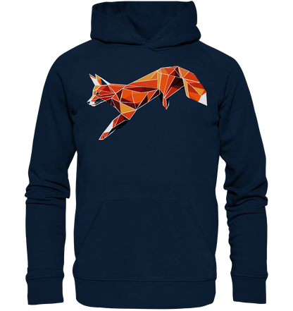 springender Fuchs - Organic Hoodie - ArtfulShenwyn