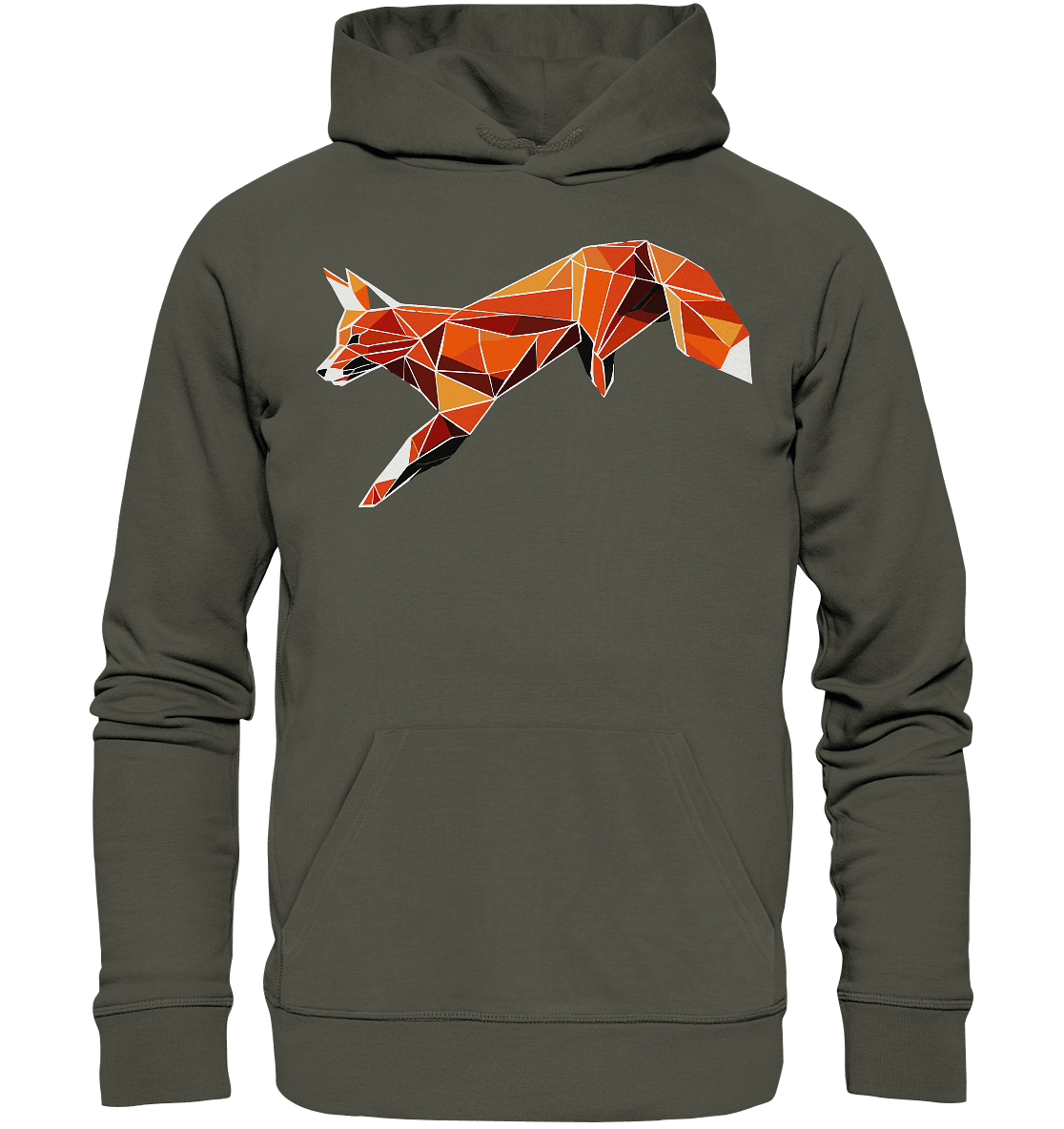 springender Fuchs - Organic Hoodie - ArtfulShenwyn