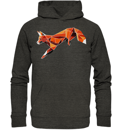 springender Fuchs - Organic Hoodie - ArtfulShenwyn