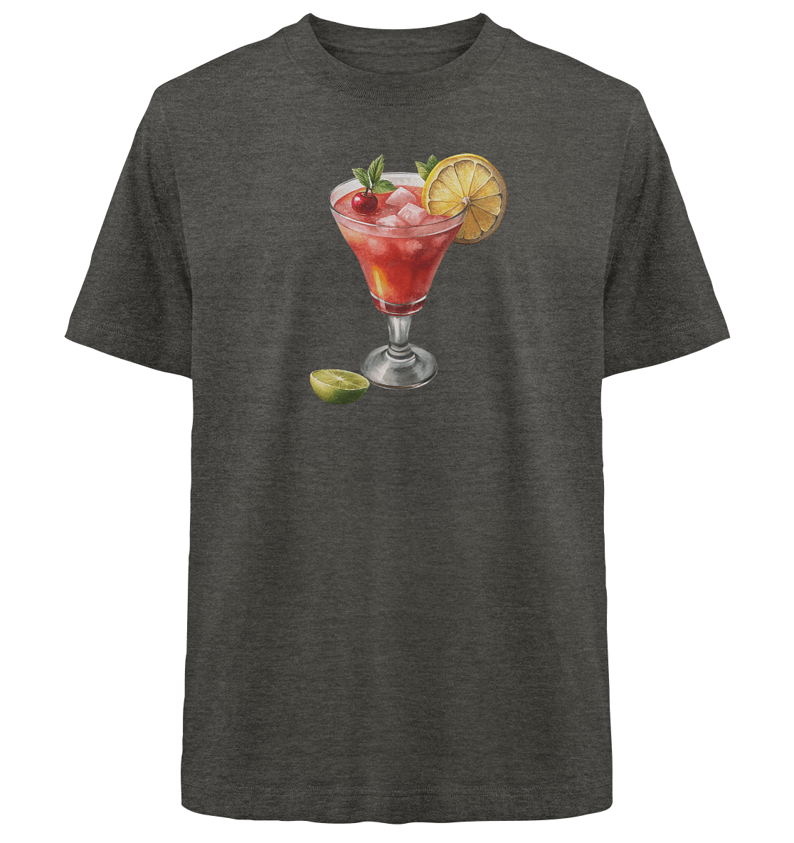 Summer Drink - Heavy Oversized Organic Shirt - ArtfulShenwyn