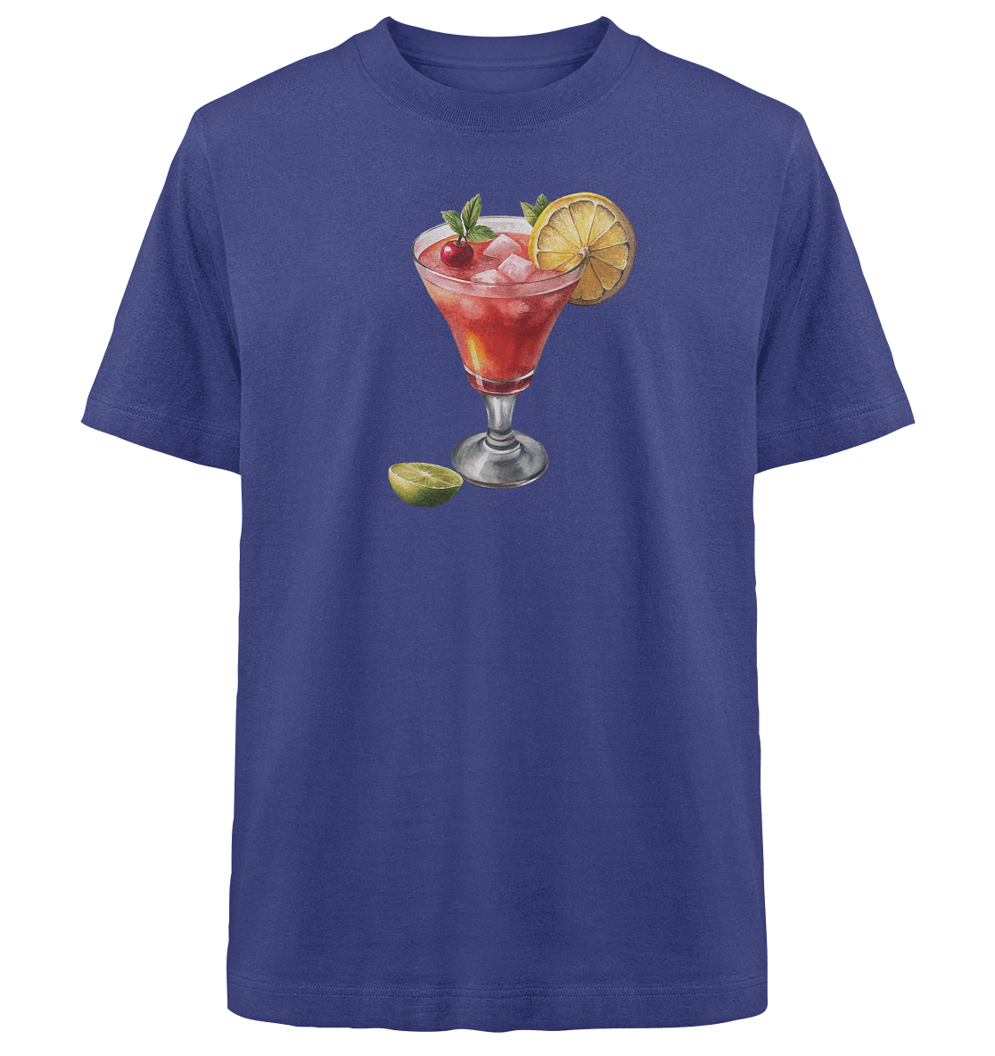 Summer Drink - Heavy Oversized Organic Shirt - ArtfulShenwyn