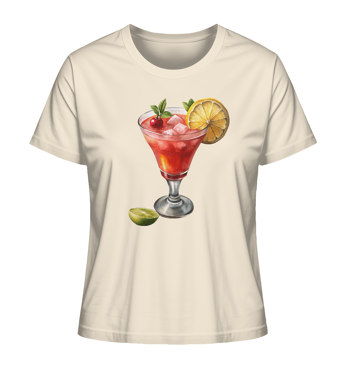 Summer Drink - Ladies Organic Shirt - ArtfulShenwyn