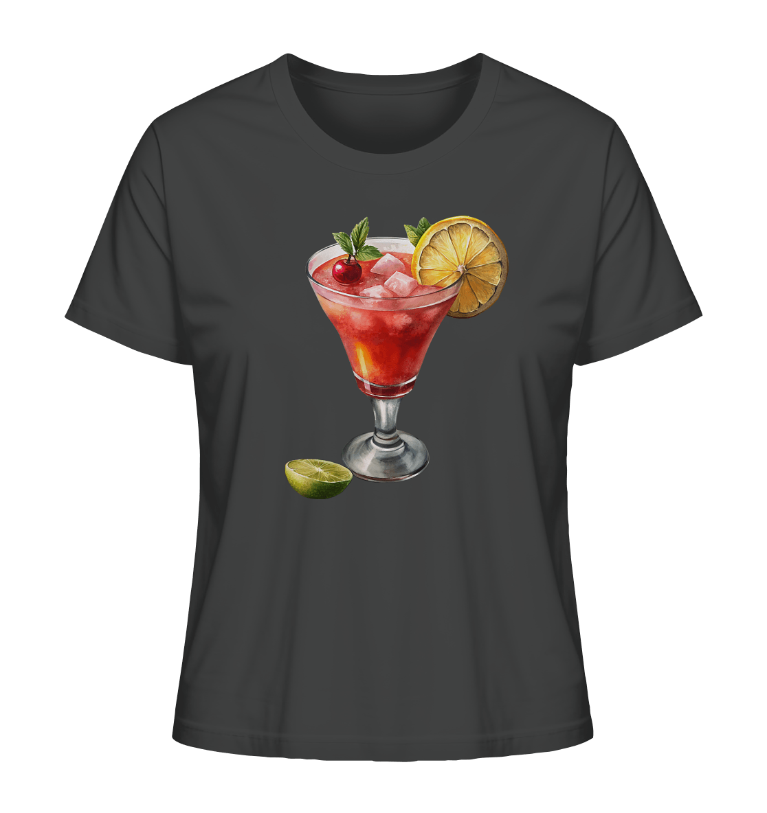 Summer Drink - Ladies Organic Shirt - ArtfulShenwyn