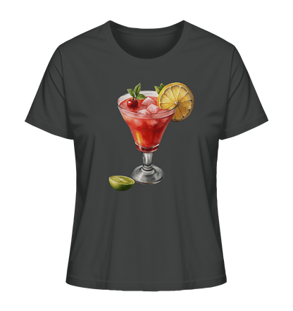 Summer Drink - Ladies Organic Shirt - ArtfulShenwyn