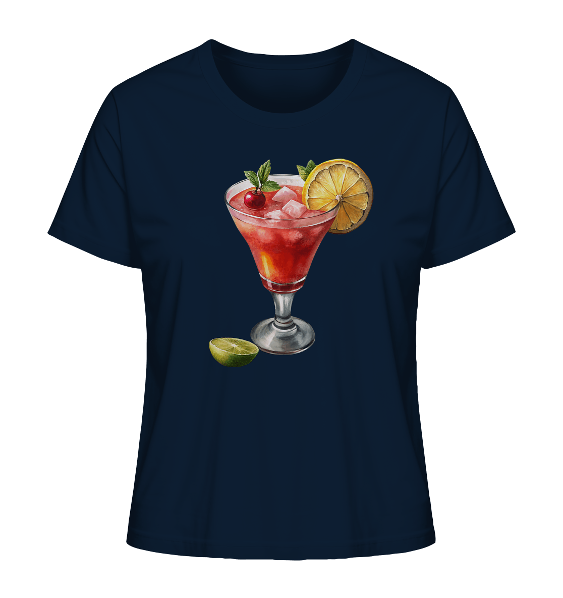 Summer Drink - Ladies Organic Shirt - ArtfulShenwyn