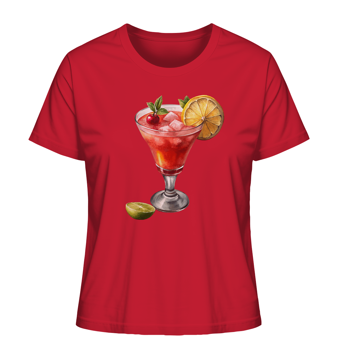 Summer Drink - Ladies Organic Shirt - ArtfulShenwyn