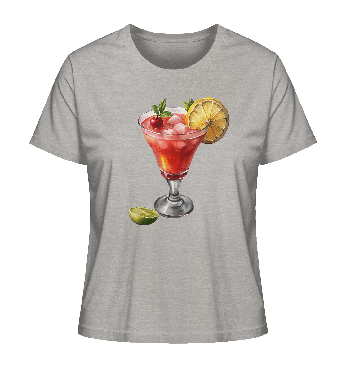 Summer Drink - Ladies Organic Shirt - ArtfulShenwyn