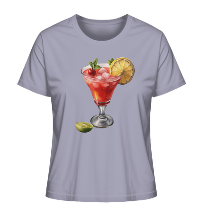 Summer Drink - Ladies Organic Shirt - ArtfulShenwyn