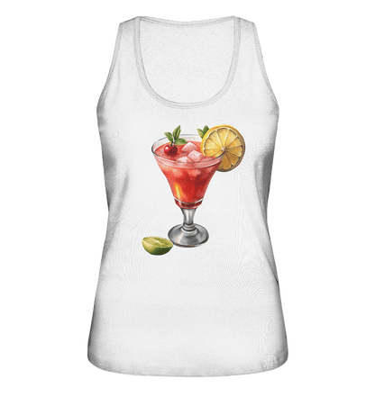 Summer Drink - Ladies Organic Tank-Top - ArtfulShenwyn