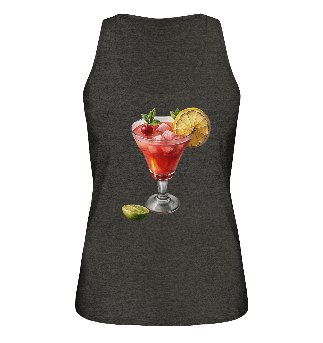 Summer Drink - Ladies Organic Tank-Top - ArtfulShenwyn