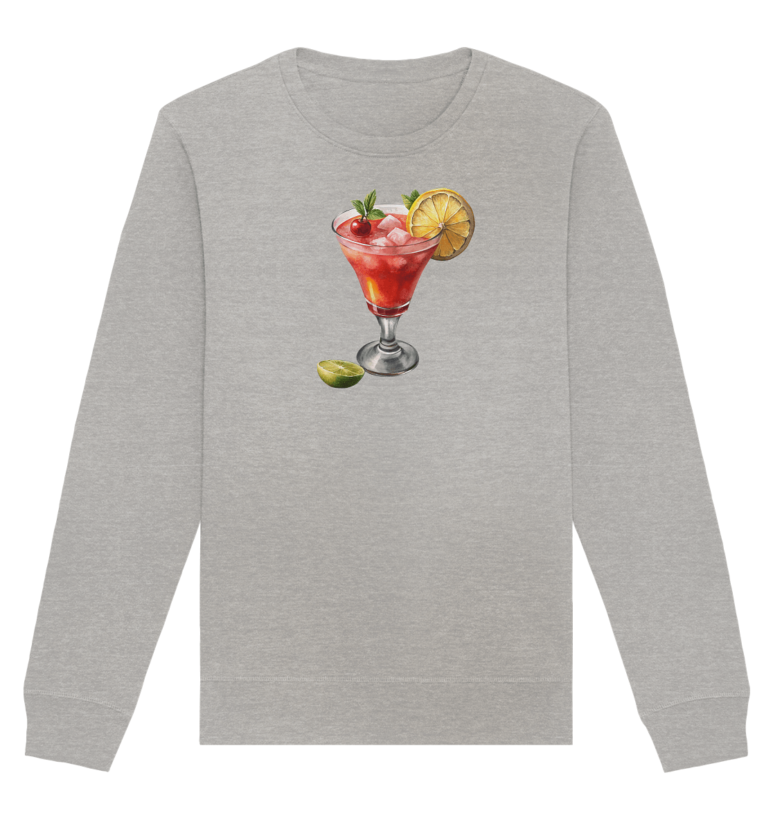 Summer Drink - Organic Basic Unisex Sweatshirt - ArtfulShenwyn