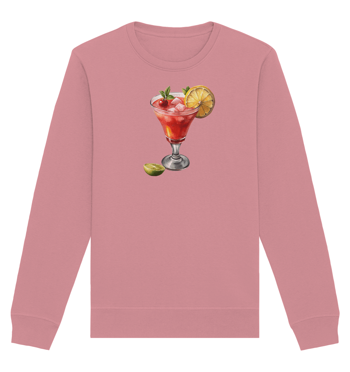 Summer Drink - Organic Basic Unisex Sweatshirt - ArtfulShenwyn