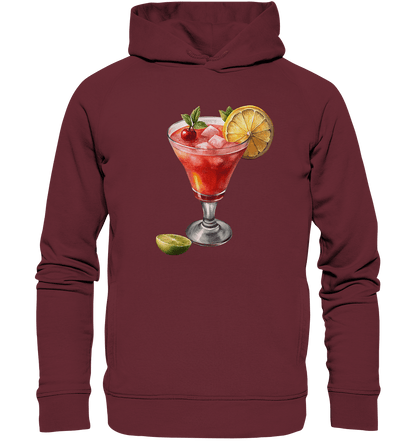 Summer Drink - Organic Fashion Hoodie - ArtfulShenwyn