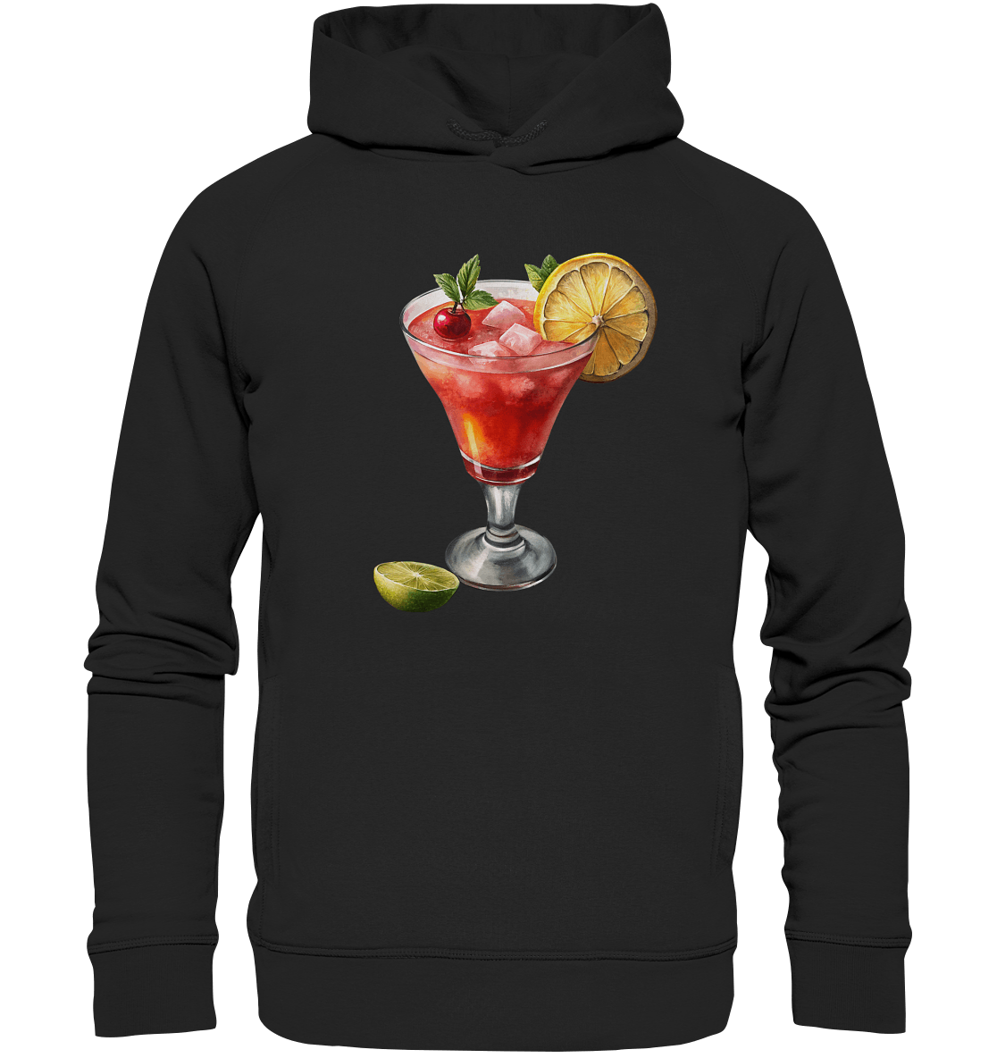 Summer Drink - Organic Fashion Hoodie - ArtfulShenwyn