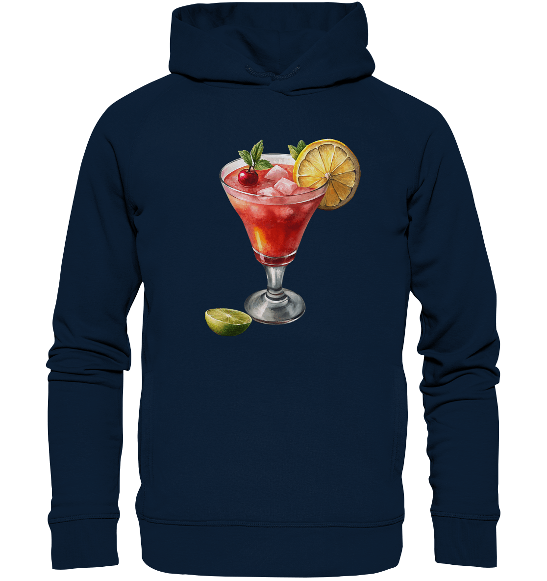 Summer Drink - Organic Fashion Hoodie - ArtfulShenwyn