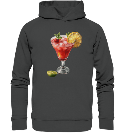 Summer Drink - Organic Fashion Hoodie - ArtfulShenwyn