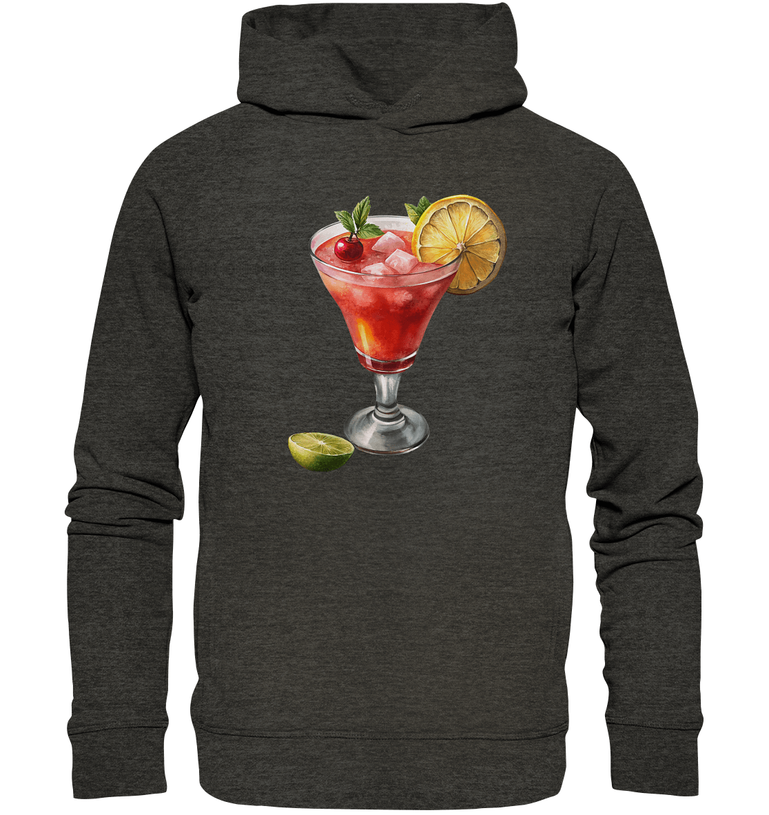 Summer Drink - Organic Fashion Hoodie - ArtfulShenwyn