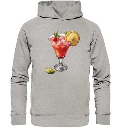 Summer Drink - Organic Fashion Hoodie - ArtfulShenwyn