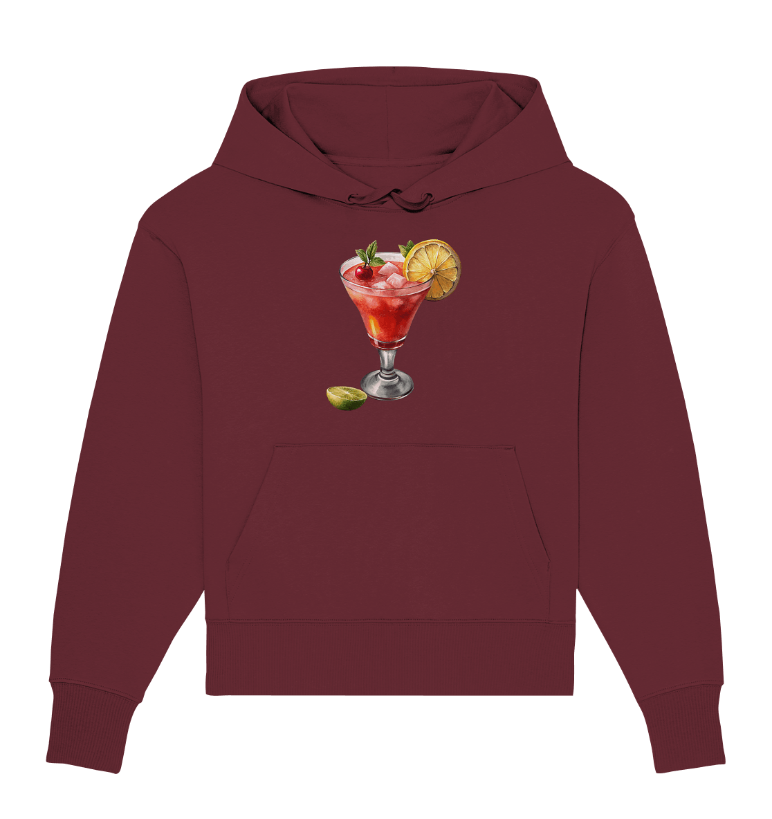 Summer Drink - Organic Oversize Hoodie - ArtfulShenwyn