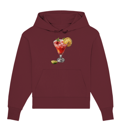 Summer Drink - Organic Oversize Hoodie - ArtfulShenwyn