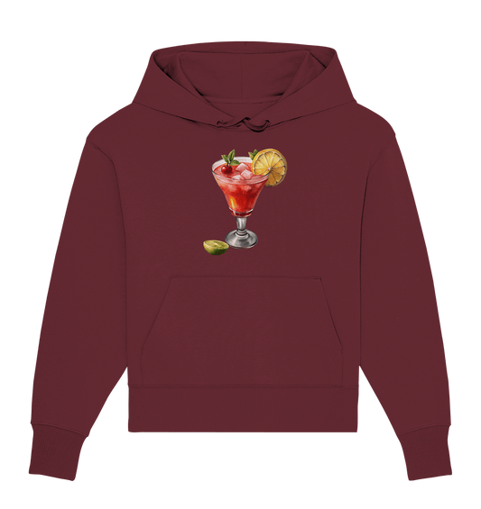 Summer Drink - Organic Oversize Hoodie - ArtfulShenwyn