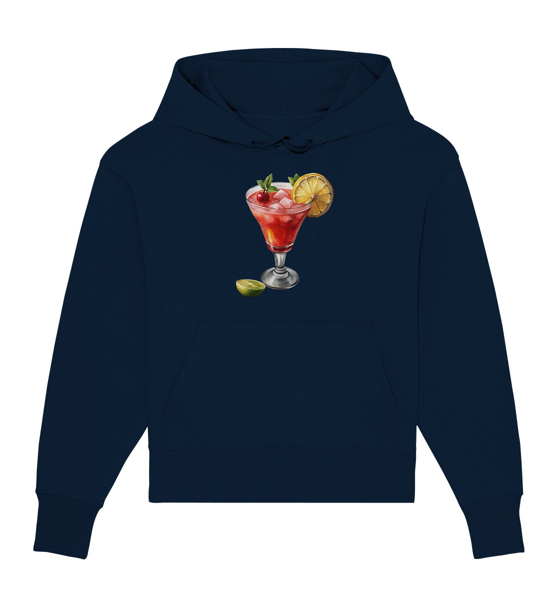 Summer Drink - Organic Oversize Hoodie - ArtfulShenwyn