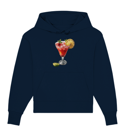 Summer Drink - Organic Oversize Hoodie - ArtfulShenwyn