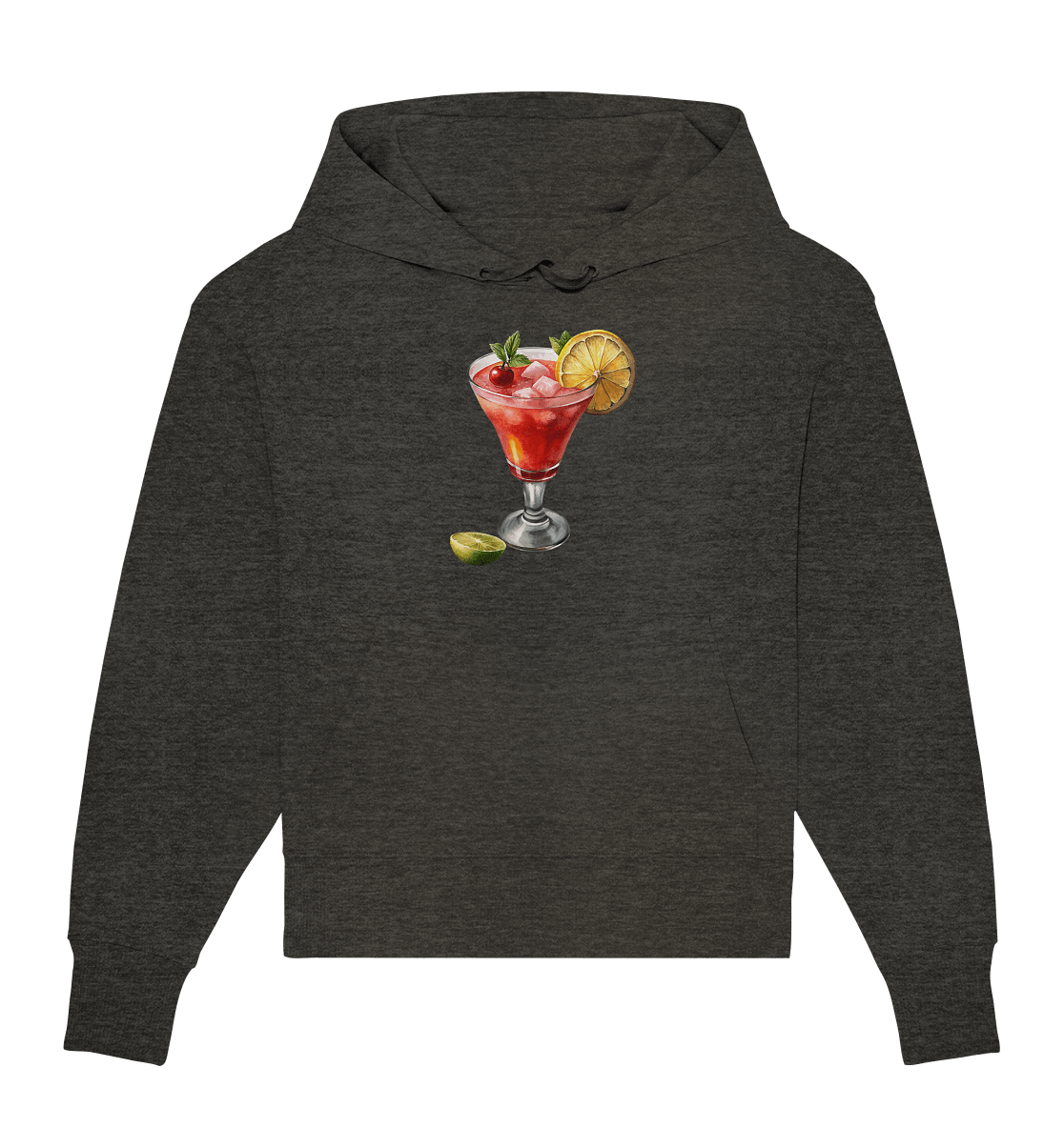 Summer Drink - Organic Oversize Hoodie - ArtfulShenwyn