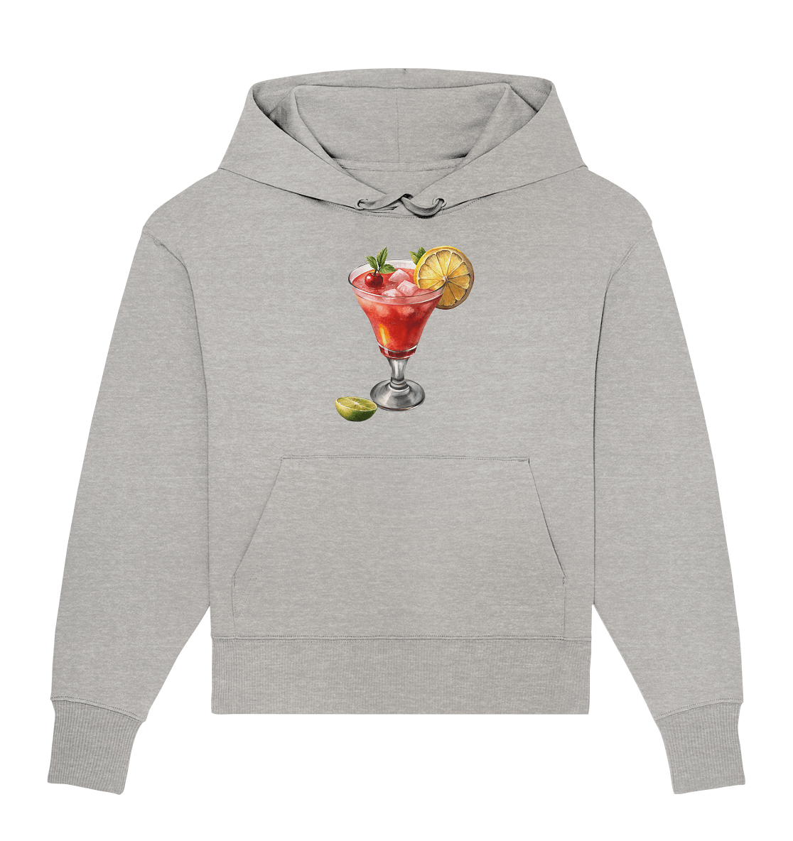 Summer Drink - Organic Oversize Hoodie - ArtfulShenwyn