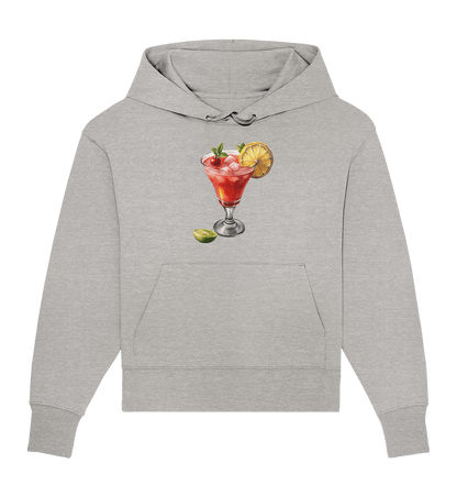 Summer Drink - Organic Oversize Hoodie - ArtfulShenwyn