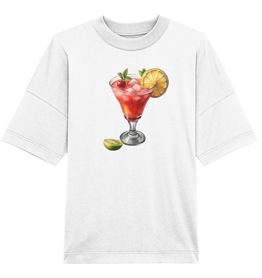 Summer Drink - Organic Oversize Shirt - ArtfulShenwyn