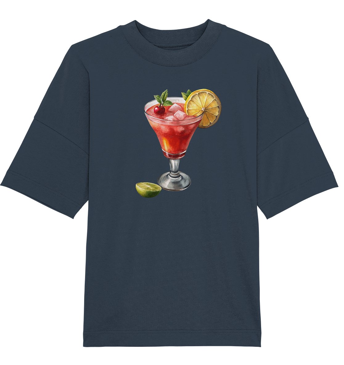 Summer Drink - Organic Oversize Shirt - ArtfulShenwyn