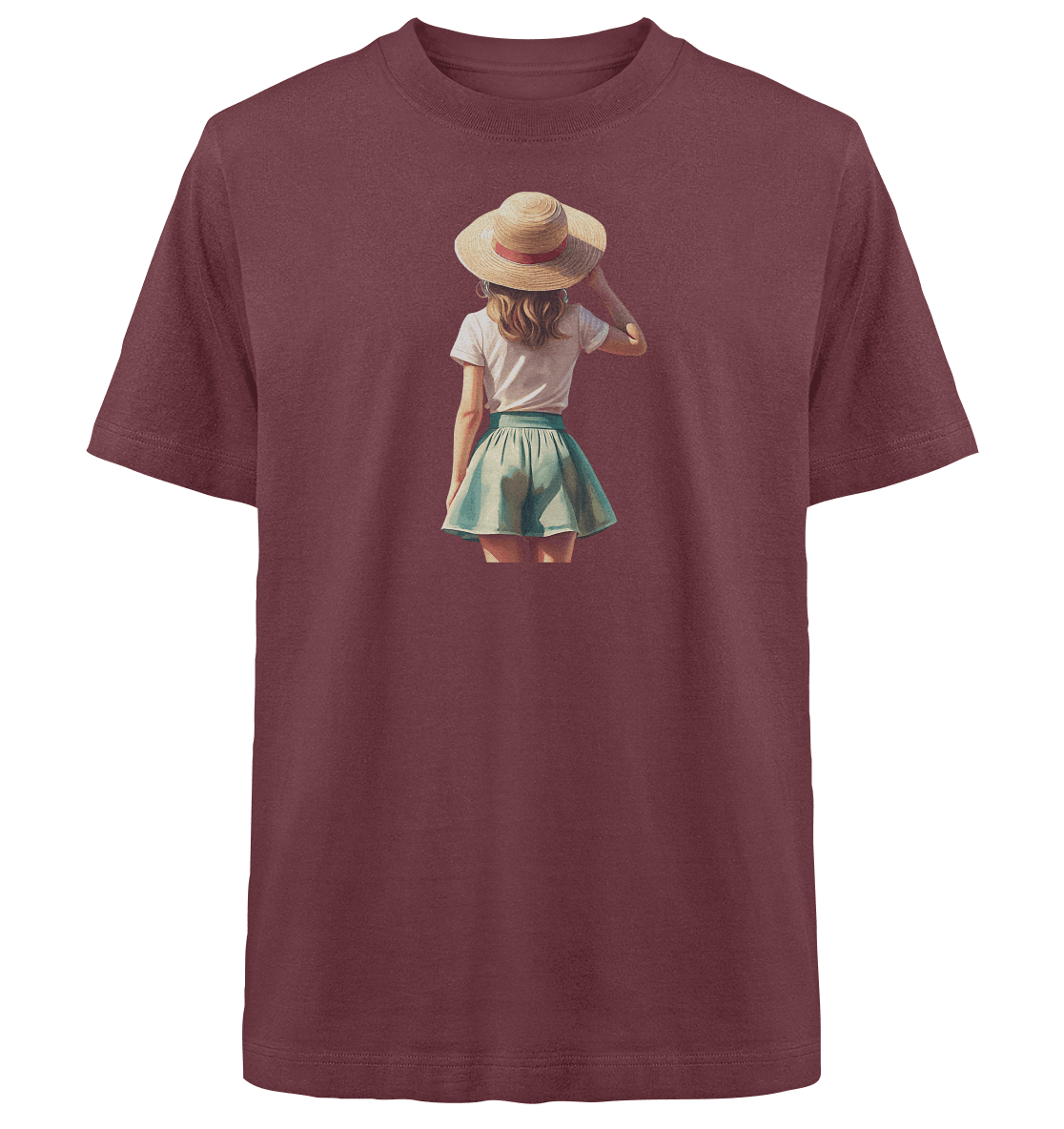 Summer Girl - Heavy Oversized Organic Shirt - ArtfulShenwyn