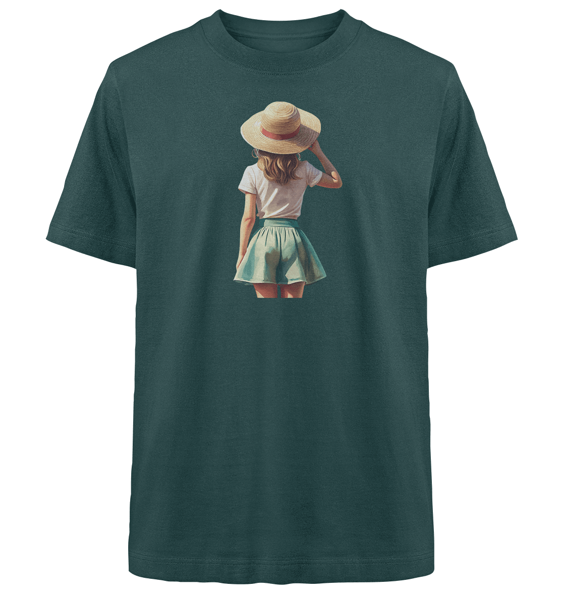 Summer Girl - Heavy Oversized Organic Shirt - ArtfulShenwyn