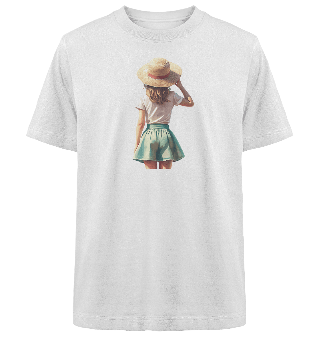 Summer Girl - Heavy Oversized Organic Shirt - ArtfulShenwyn