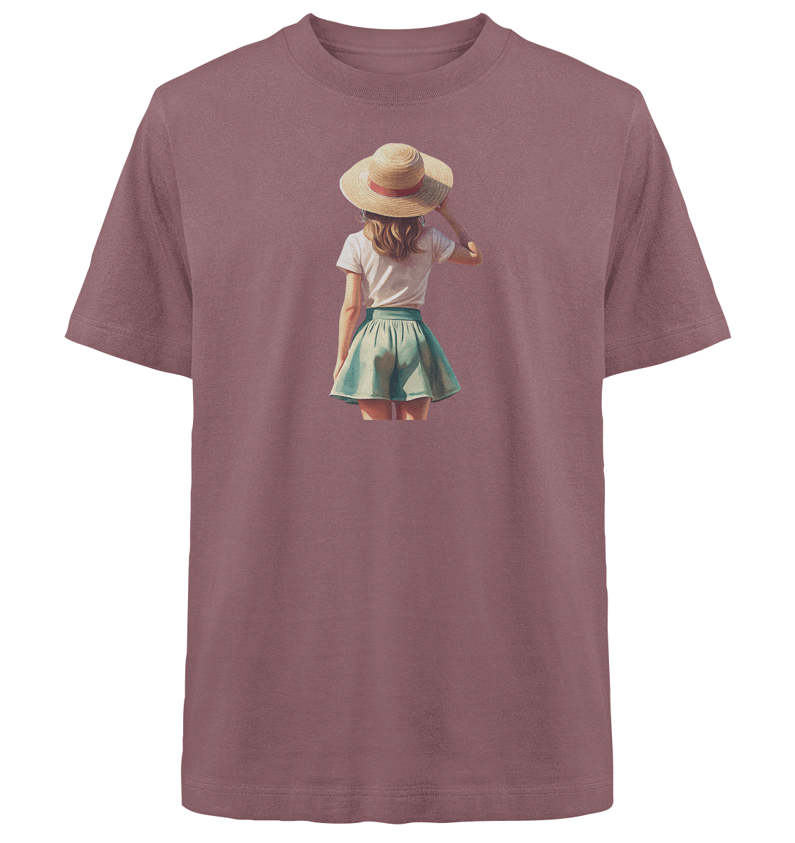 Summer Girl - Heavy Oversized Organic Shirt - ArtfulShenwyn